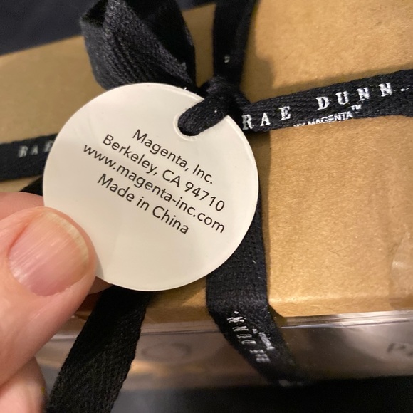 Rae Dunn HELLO/PRETTY mini canisters w/flower toppers 3.5x2.5” New in Box - Picture 7 of 9